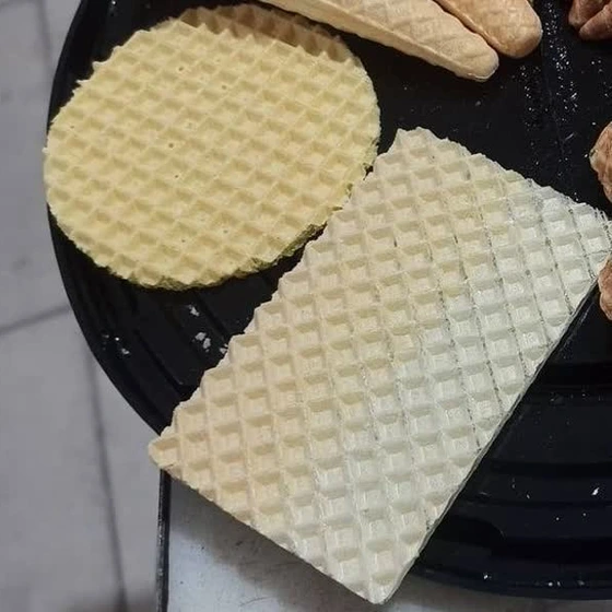 نان بستنی حصیری برشی مستطیل 7*11
